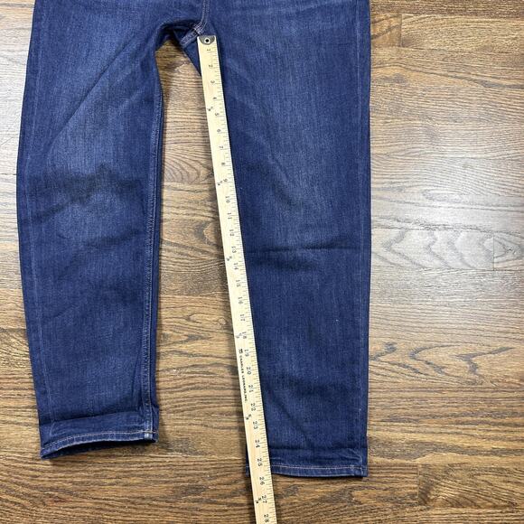 Chicos Boyfriend Ankle Jeans Womens 8R Dark Wash Straight Leg Stretch Denim - Picture 7 of 11